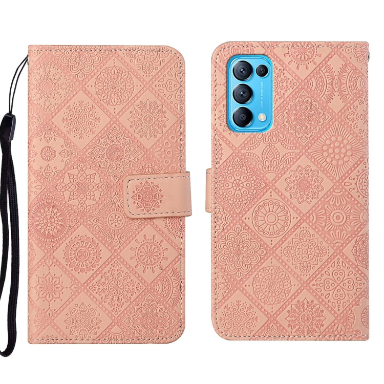 Ethnic Style Embossed Pattern Leather Phone Case, For OPPO A16, For OPPO A94 5G, For OPPO Realme C20 / C21, For OPPO Reno5 5G, For OPPO Reno5 Pro 5G, For OPPO Reno6 5G