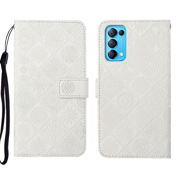 Ethnic Style Embossed Pattern Leather Phone Case, For OPPO A16, For OPPO A94 5G, For OPPO Realme C20 / C21, For OPPO Reno5 5G, For OPPO Reno5 Pro 5G, For OPPO Reno6 5G