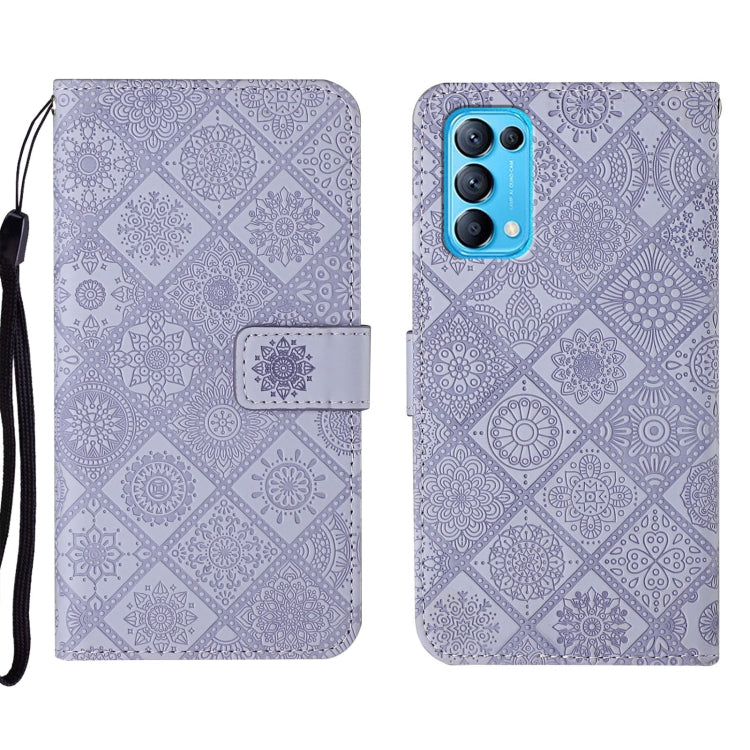 Ethnic Style Embossed Pattern Leather Phone Case, For OPPO A16, For OPPO A94 5G, For OPPO Realme C20 / C21, For OPPO Reno5 5G, For OPPO Reno5 Pro 5G, For OPPO Reno6 5G