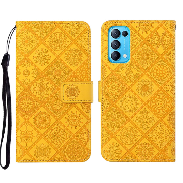 Ethnic Style Embossed Pattern Leather Phone Case, For OPPO A16, For OPPO A94 5G, For OPPO Realme C20 / C21, For OPPO Reno5 5G, For OPPO Reno5 Pro 5G, For OPPO Reno6 5G