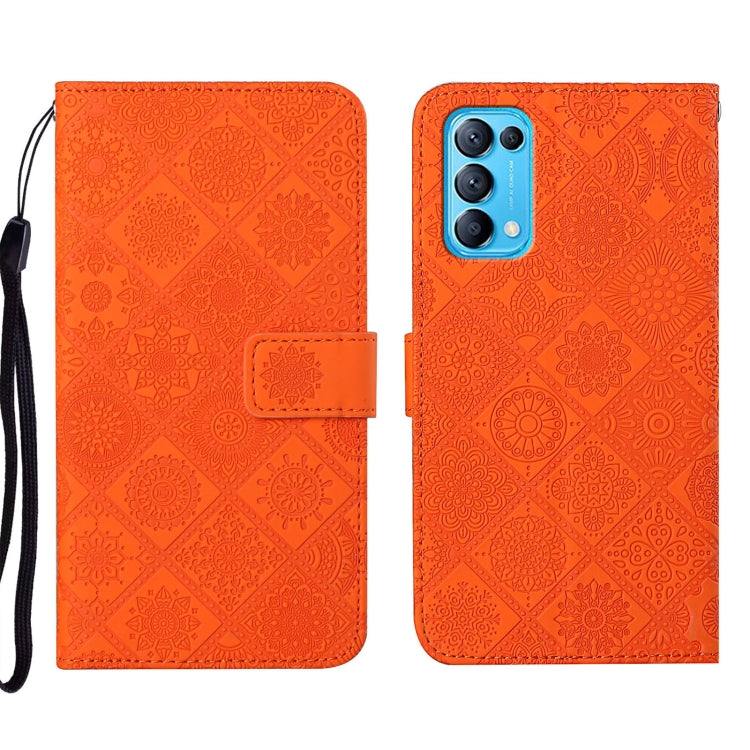 Ethnic Style Embossed Pattern Leather Phone Case, For OPPO A16, For OPPO A94 5G, For OPPO Realme C20 / C21, For OPPO Reno5 5G, For OPPO Reno5 Pro 5G, For OPPO Reno6 5G