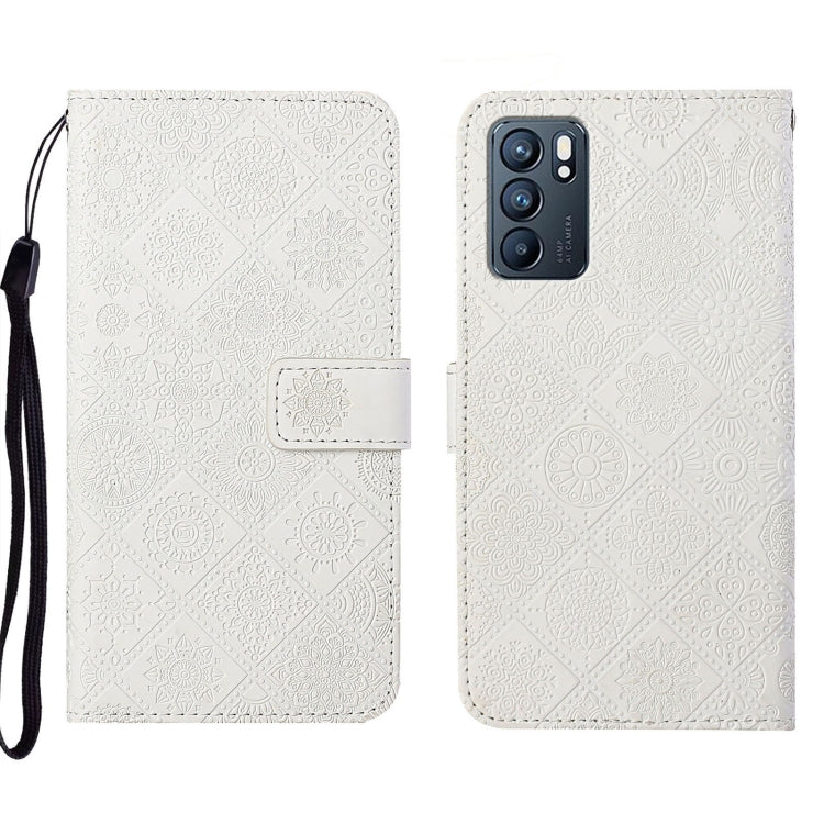 Ethnic Style Embossed Pattern Leather Phone Case, For OPPO A16, For OPPO A94 5G, For OPPO Realme C20 / C21, For OPPO Reno5 5G, For OPPO Reno5 Pro 5G, For OPPO Reno6 5G