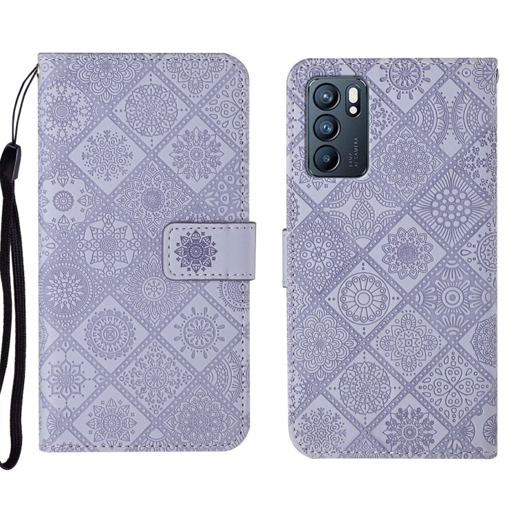 Ethnic Style Embossed Pattern Leather Phone Case, For OPPO A16, For OPPO A94 5G, For OPPO Realme C20 / C21, For OPPO Reno5 5G, For OPPO Reno5 Pro 5G, For OPPO Reno6 5G