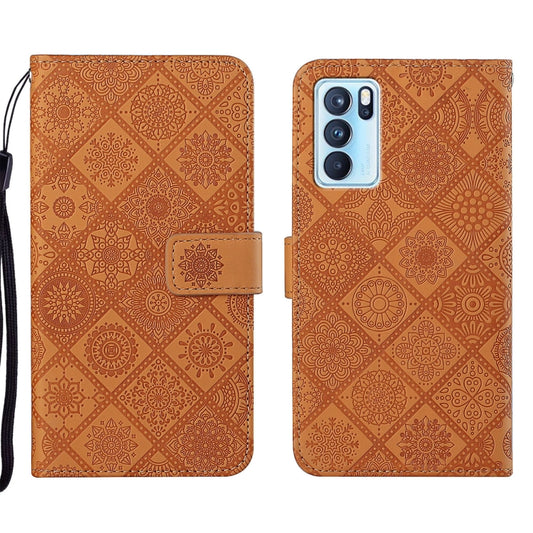 Ethnic Style Embossed Pattern Leather Phone Case, For OPPO Reno6 Pro 5G, For OPPO Realme 8 4G, For OPPO Realme 8 5G