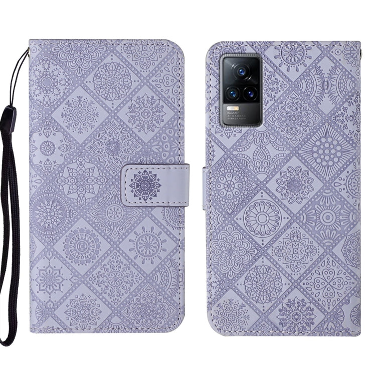 Ethnic Style Embossed Pattern Leather Phone Case, For vivo V21, For vivo V21e 4G, For vivo V21e 5G, For vivo Y51 2020, For vivo Y21