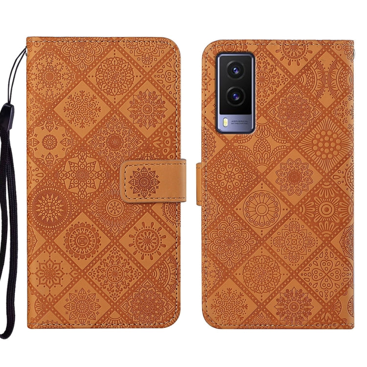 Ethnic Style Embossed Pattern Leather Phone Case, For vivo V21, For vivo V21e 4G, For vivo V21e 5G, For vivo Y51 2020, For vivo Y21