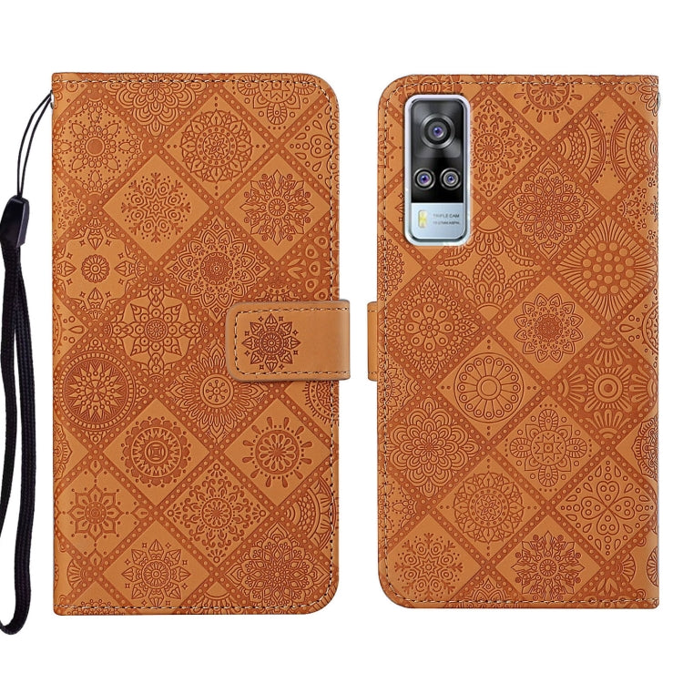 Ethnic Style Embossed Pattern Leather Phone Case, For vivo V21, For vivo V21e 4G, For vivo V21e 5G, For vivo Y51 2020, For vivo Y21