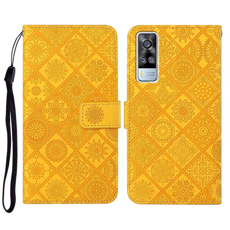 Ethnic Style Embossed Pattern Leather Phone Case, For vivo V21, For vivo V21e 4G, For vivo V21e 5G, For vivo Y51 2020, For vivo Y21