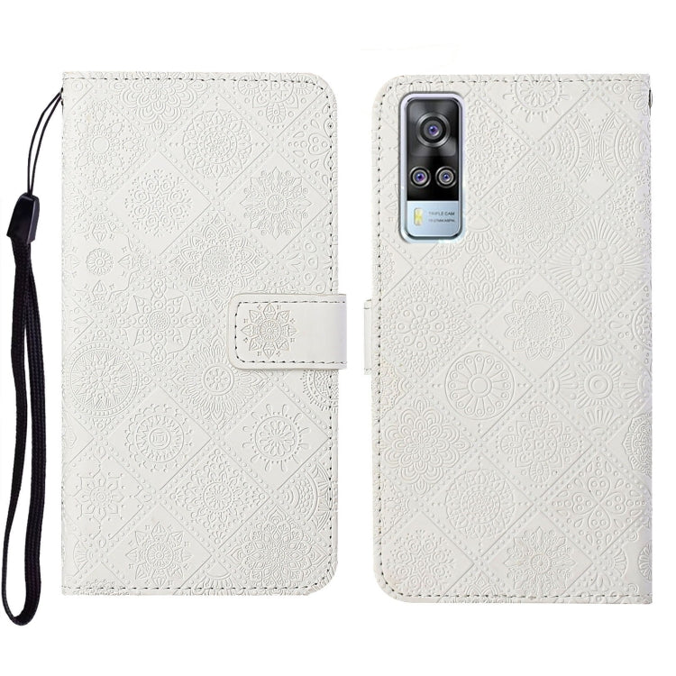 Ethnic Style Embossed Pattern Leather Phone Case, For vivo V21, For vivo V21e 4G, For vivo V21e 5G, For vivo Y51 2020, For vivo Y21