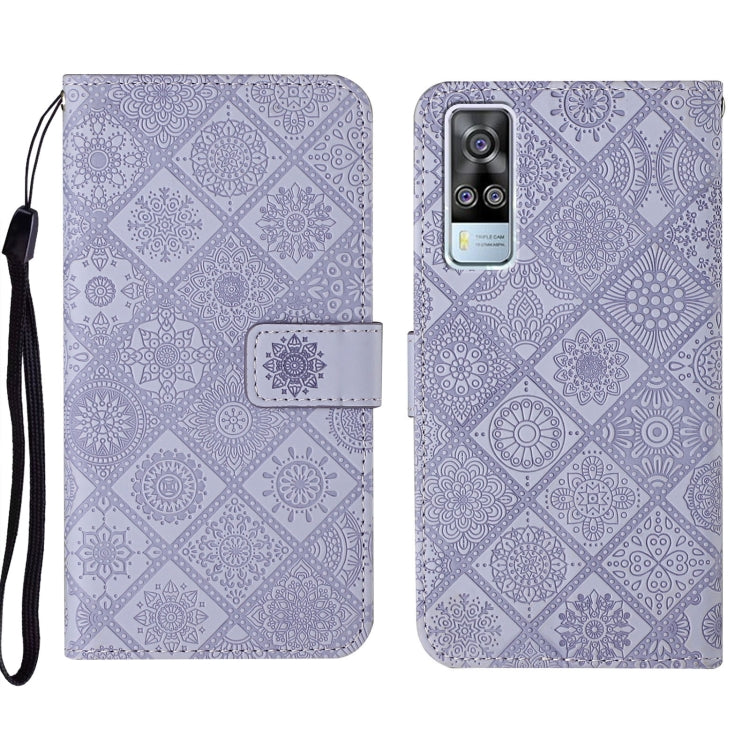Ethnic Style Embossed Pattern Leather Phone Case, For vivo V21, For vivo V21e 4G, For vivo V21e 5G, For vivo Y51 2020, For vivo Y21