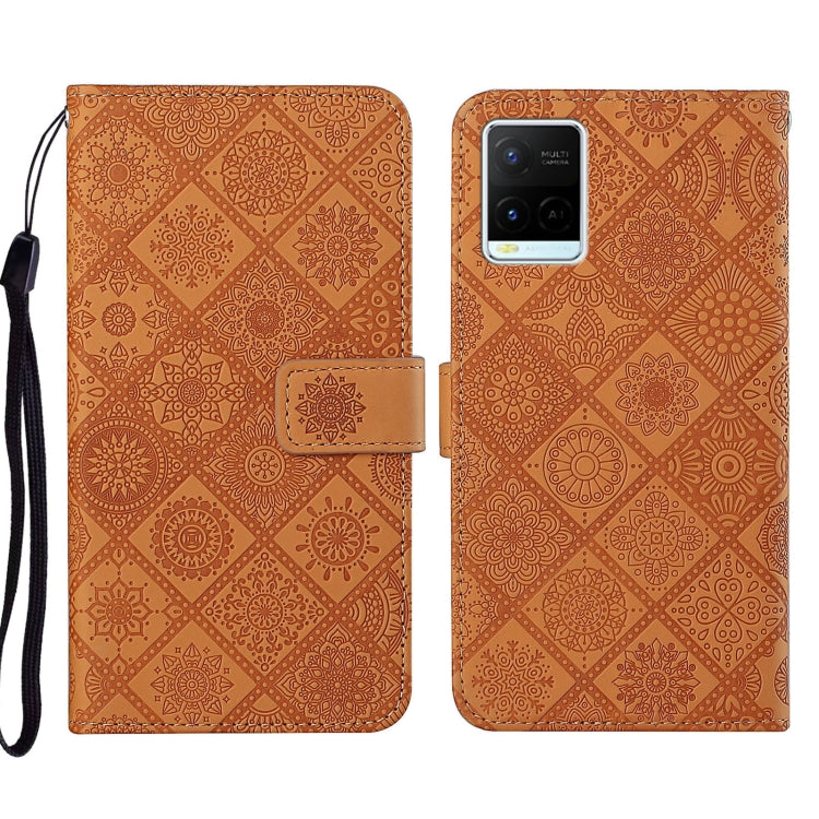 Ethnic Style Embossed Pattern Leather Phone Case, For vivo V21, For vivo V21e 4G, For vivo V21e 5G, For vivo Y51 2020, For vivo Y21