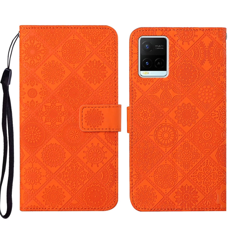 Ethnic Style Embossed Pattern Leather Phone Case, For vivo V21, For vivo V21e 4G, For vivo V21e 5G, For vivo Y51 2020, For vivo Y21