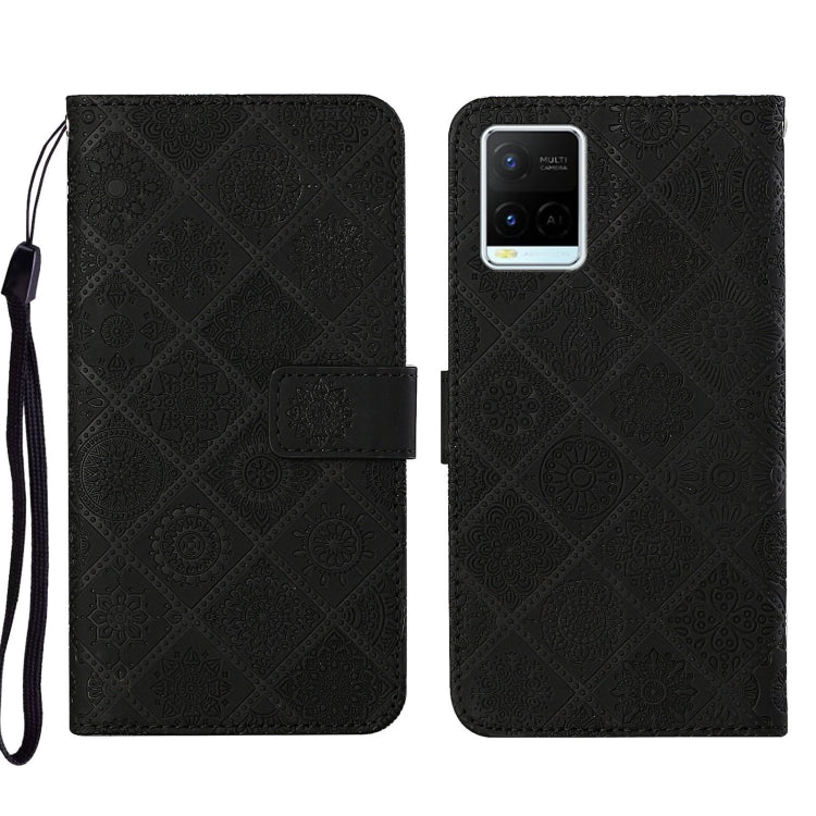 Ethnic Style Embossed Pattern Leather Phone Case, For vivo V21, For vivo V21e 4G, For vivo V21e 5G, For vivo Y51 2020, For vivo Y21