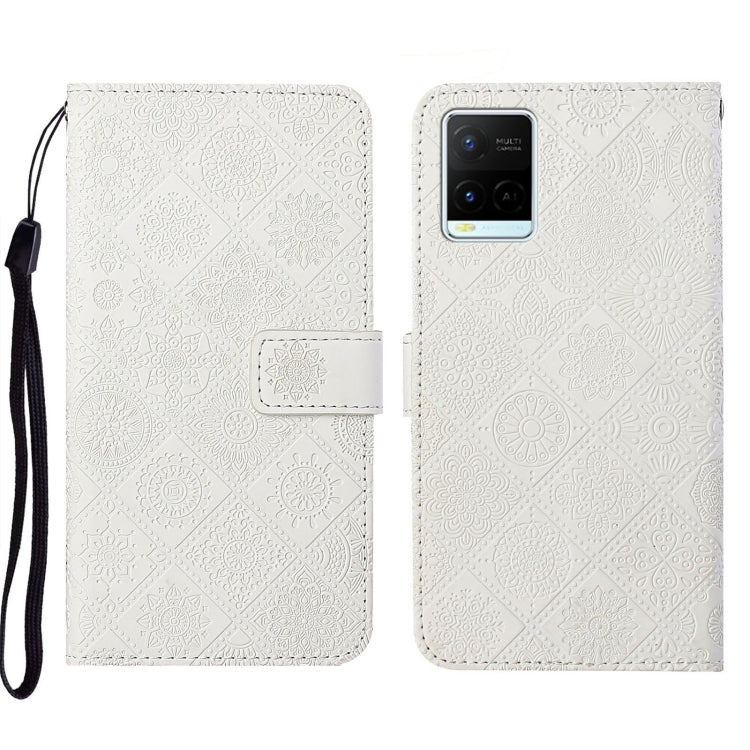 Ethnic Style Embossed Pattern Leather Phone Case, For vivo V21, For vivo V21e 4G, For vivo V21e 5G, For vivo Y51 2020, For vivo Y21