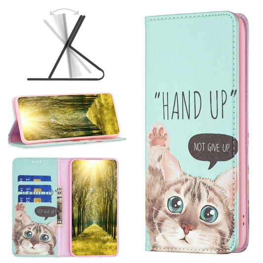 Colored Drawing Pattern Invisible Magnetic Leather Phone Case, For Nokia G11 / G21