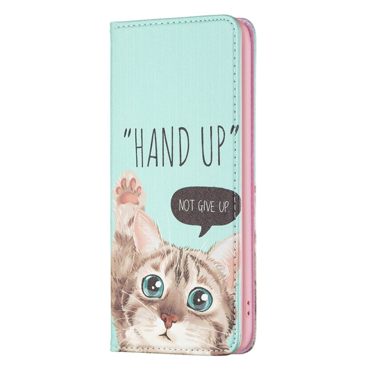 Colored Drawing Pattern Invisible Magnetic Leather Phone Case, For Nokia G11 / G21