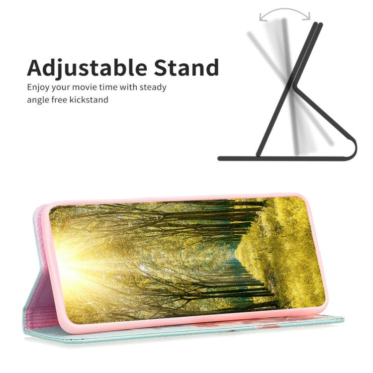 Colored Drawing Pattern Invisible Magnetic Leather Phone Case, For Nokia G11 / G21