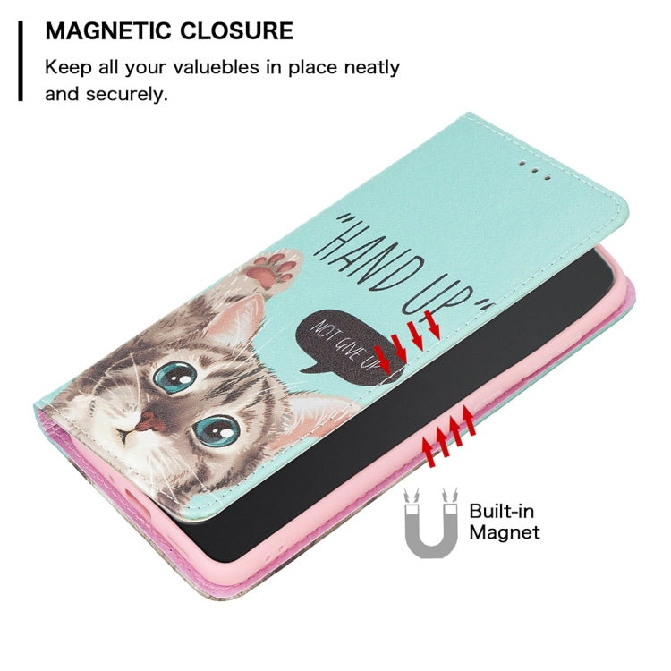 Colored Drawing Pattern Invisible Magnetic Leather Phone Case, For Nokia G11 / G21