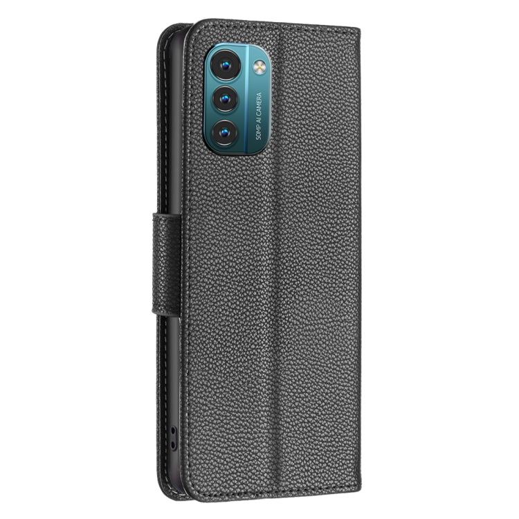 Litchi Texture Pure Color Horizontal Flip Leather Phone Case, For Nokia G11 / G21