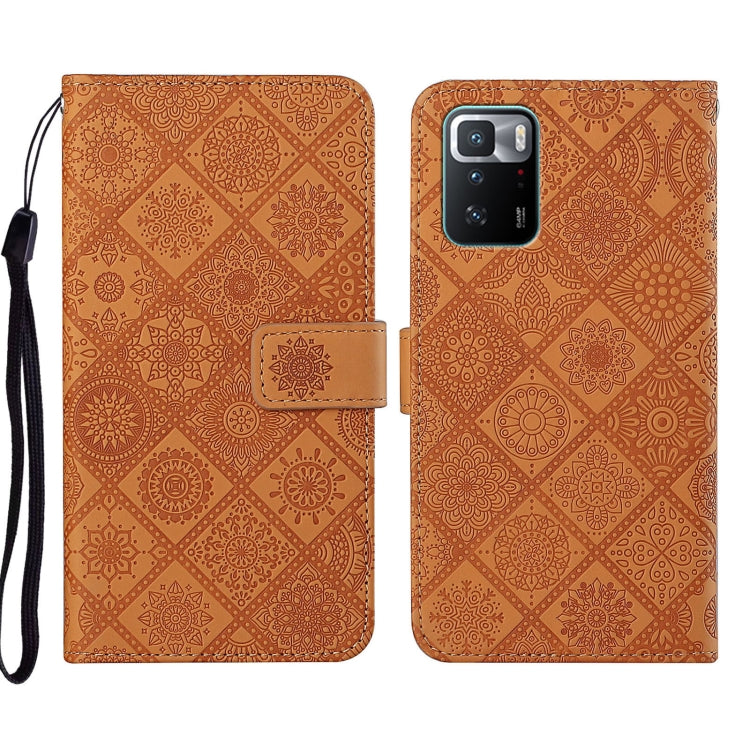 Ethnic Style Embossed Pattern Leather Phone Case, For Xiaomi Redmi Note 11 Pro Global, For Xiaomi Redmi Note 10 Pro 5G, For Xiaomi Redmi Note 10 5G, For Xiaomi Mi 11T
