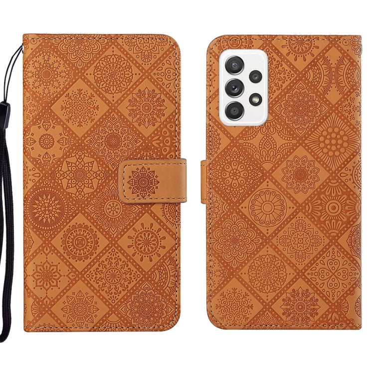 Ethnic Style Embossed Pattern Leather Phone Case, For Samsung Galaxy A13 5G, For Samsung Galaxy A22 5G, For Samsung Galaxy A22 4G, For Samsung Galaxy A23, For Samsung Galaxy A32 4G, For Samsung Galaxy A32 5G