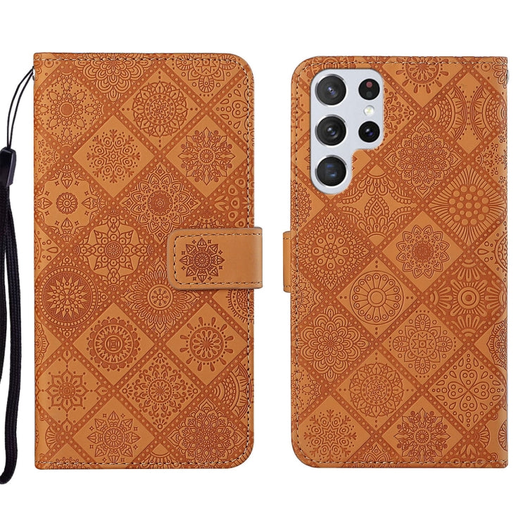 Ethnic Style Embossed Pattern Leather Phone Case, For Samsung Galaxy A33 5G, For Samsung Galaxy A52, For Samsung Galaxy A53, For Samsung Galaxy A73 5G, For Samsung Galaxy S22+ 5G, For Samsung Galaxy S22 Ultra 5G