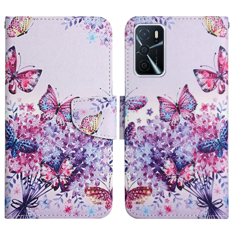Painted Pattern Flip Leather Phone Case, For OPPO A16, For vivo Y21 / Y21S / Y33S