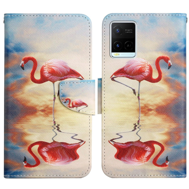 Painted Pattern Flip Leather Phone Case, For OPPO A16, For vivo Y21 / Y21S / Y33S