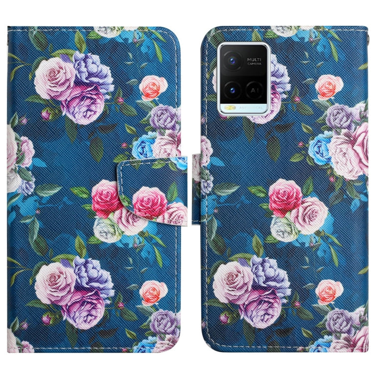 Painted Pattern Flip Leather Phone Case, For OPPO A16, For vivo Y21 / Y21S / Y33S