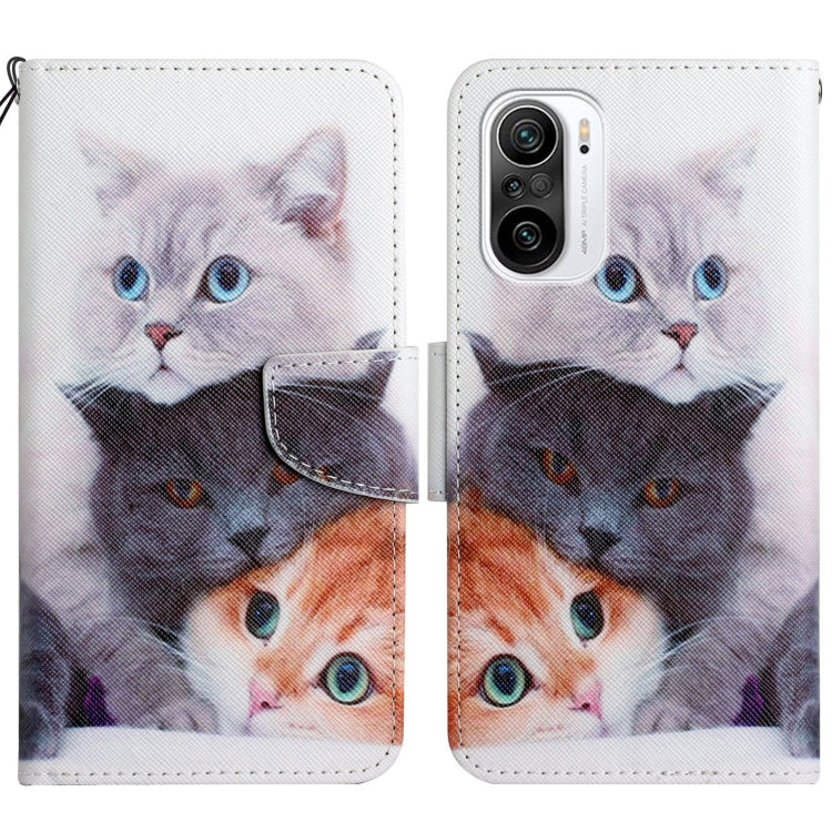 Painted Pattern Flip Leather Phone Case, For Xiaomi Redmi 10, For Xiaomi Redmi K40