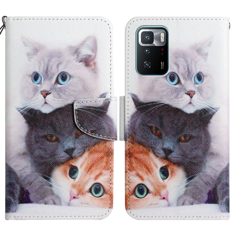 Painted Pattern Flip Leather Phone Case, For Xiaomi Redmi Note 10 Pro 5G, For Xiaomi Redmi Note 11 5G China