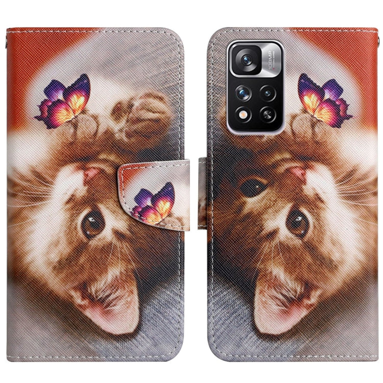 Painted Pattern Flip Leather Phone Case, For Xiaomi Redmi Note 11 Pro 5G China, For Xiaomi Mi 11T