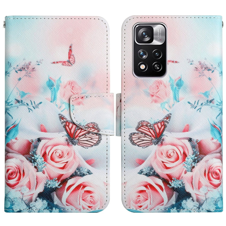 Painted Pattern Flip Leather Phone Case, For Xiaomi Redmi Note 11 Pro 5G China, For Xiaomi Mi 11T