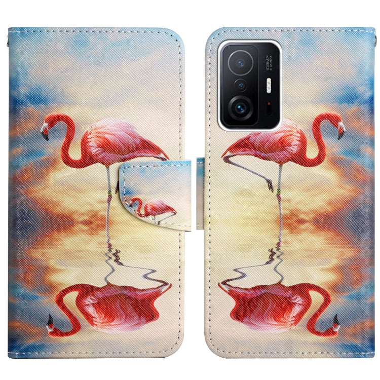 Painted Pattern Flip Leather Phone Case, For Xiaomi Redmi Note 11 Pro 5G China, For Xiaomi Mi 11T