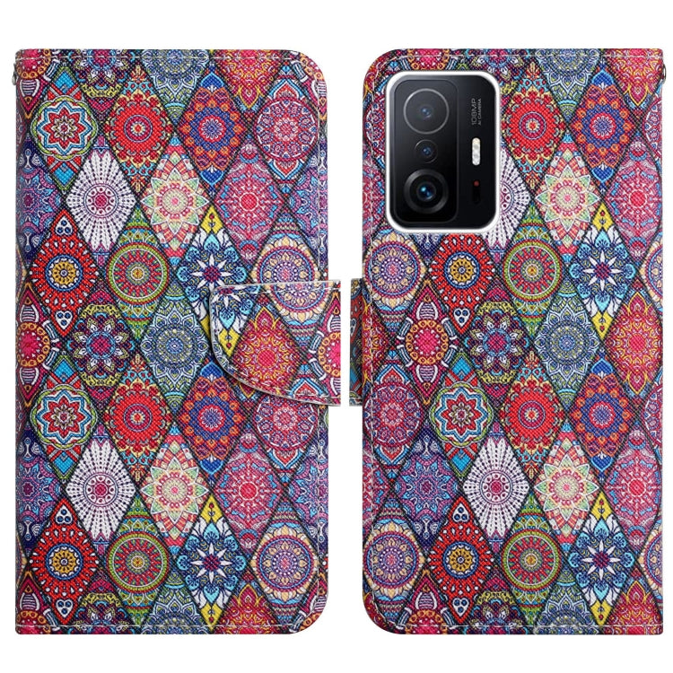 Painted Pattern Flip Leather Phone Case, For Xiaomi Redmi Note 11 Pro 5G China, For Xiaomi Mi 11T