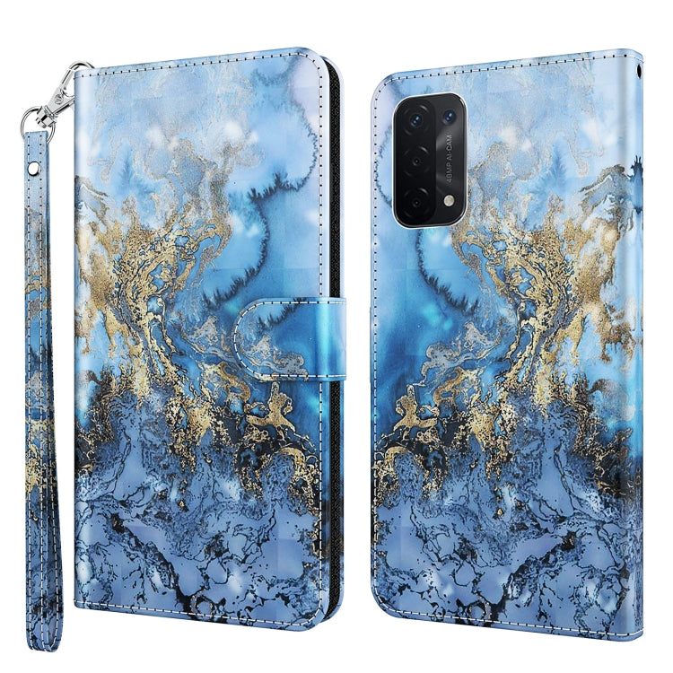 3D Painting Pattern Flip Leather Phone Case, For OPPO A54 5G / A74 5G, For OPPO A74 4G, For OPPO A94 5G / A95 5G, For OnePlus Nord N20 5G / OPPO A96 5G