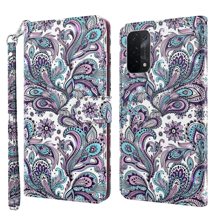 3D Painting Pattern Flip Leather Phone Case, For OPPO A54 5G / A74 5G, For OPPO A74 4G, For OPPO A94 5G / A95 5G, For OnePlus Nord N20 5G / OPPO A96 5G
