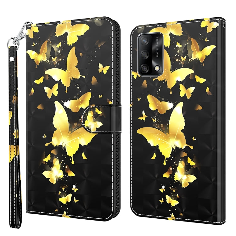 3D Painting Pattern Flip Leather Phone Case, For OPPO A54 5G / A74 5G, For OPPO A74 4G, For OPPO A94 5G / A95 5G, For OnePlus Nord N20 5G / OPPO A96 5G