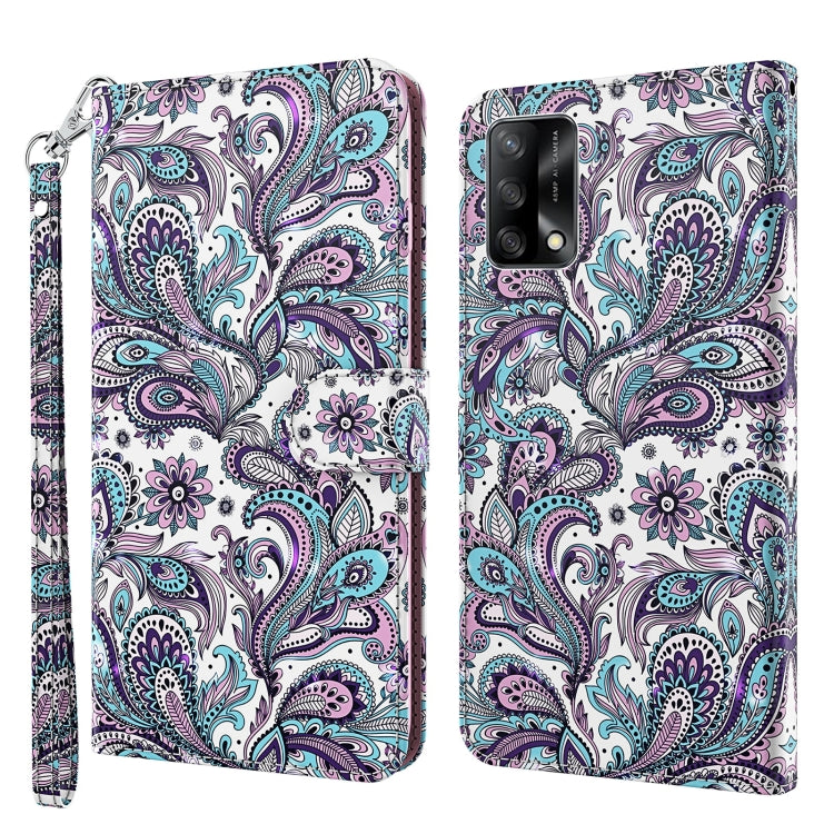 3D Painting Pattern Flip Leather Phone Case, For OPPO A54 5G / A74 5G, For OPPO A74 4G, For OPPO A94 5G / A95 5G, For OnePlus Nord N20 5G / OPPO A96 5G