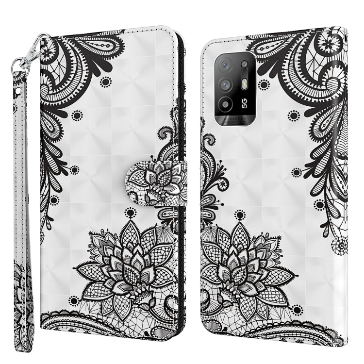 3D Painting Pattern Flip Leather Phone Case, For OPPO A54 5G / A74 5G, For OPPO A74 4G, For OPPO A94 5G / A95 5G, For OnePlus Nord N20 5G / OPPO A96 5G