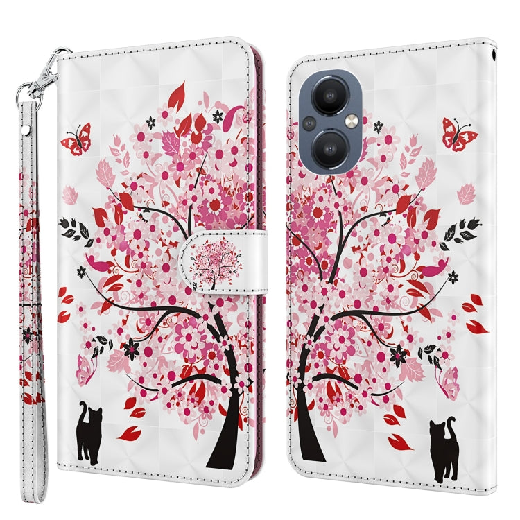 3D Painting Pattern Flip Leather Phone Case, For OPPO A54 5G / A74 5G, For OPPO A74 4G, For OPPO A94 5G / A95 5G, For OnePlus Nord N20 5G / OPPO A96 5G