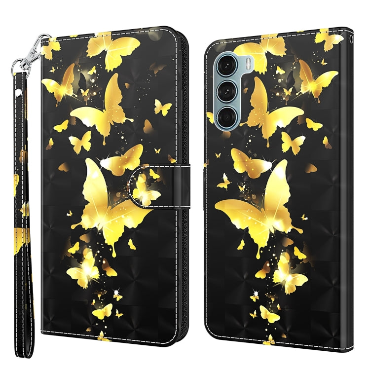 3D Painting Pattern Flip Leather Phone Case, For Motorola Moto G200 5G / Edge S30, For Nokia G50