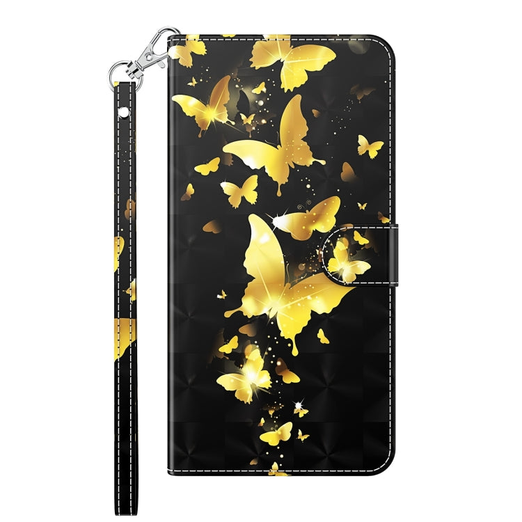 3D Painting Pattern Flip Leather Phone Case, For Motorola Moto G200 5G / Edge S30, For Nokia G50