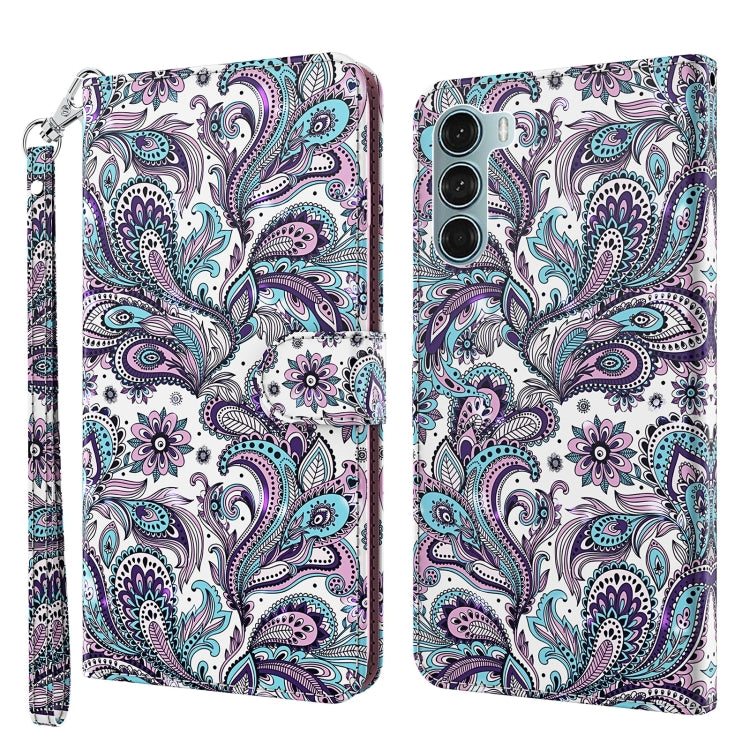 3D Painting Pattern Flip Leather Phone Case, For Motorola Moto G200 5G / Edge S30, For Nokia G50