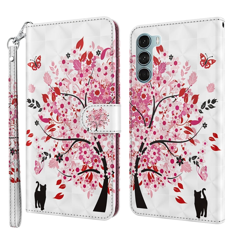 3D Painting Pattern Flip Leather Phone Case, For Motorola Moto G200 5G / Edge S30, For Nokia G50