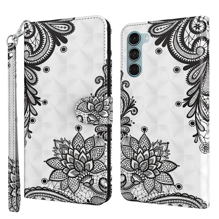 3D Painting Pattern Flip Leather Phone Case, For Motorola Moto G200 5G / Edge S30, For Nokia G50