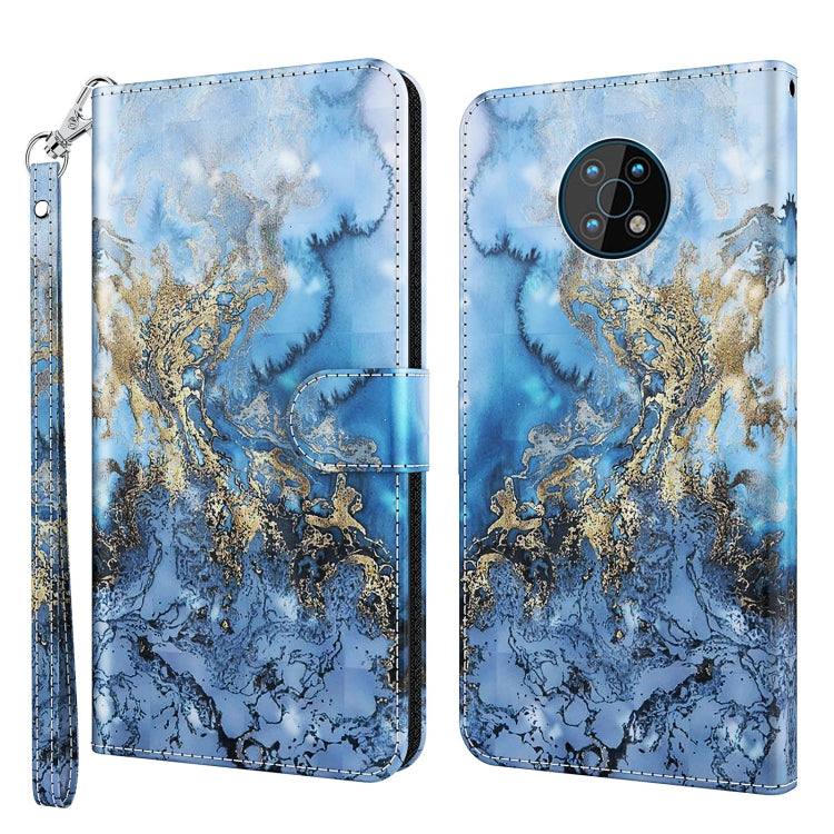 3D Painting Pattern Flip Leather Phone Case, For Motorola Moto G200 5G / Edge S30, For Nokia G50