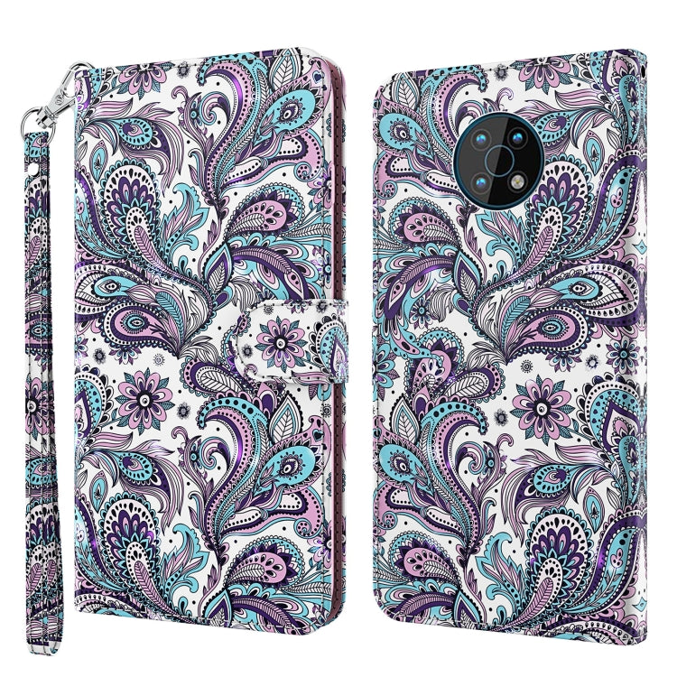3D Painting Pattern Flip Leather Phone Case, For Motorola Moto G200 5G / Edge S30, For Nokia G50