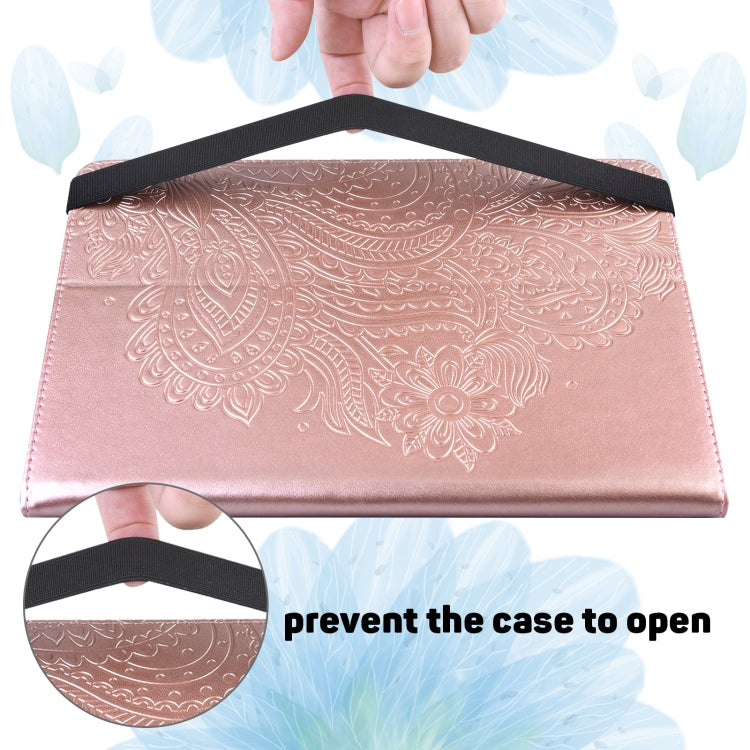 Peacock Embossed Pattern Leather Tablet Case, For Lenovo M10 Plus 3rd Gen