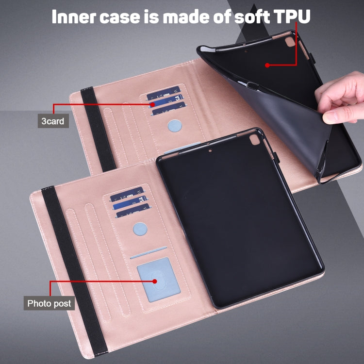 Peacock Embossed Pattern Leather Tablet Case, For Lenovo M10 Plus 3rd Gen